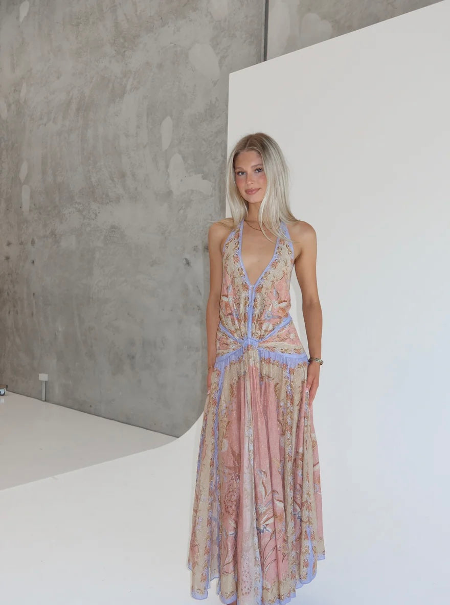 Ascension Plunge Maxi Dress