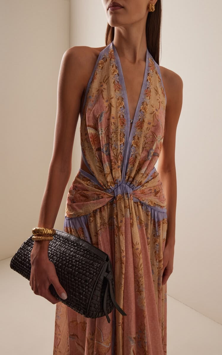 Ascension Plunge Maxi Dress
