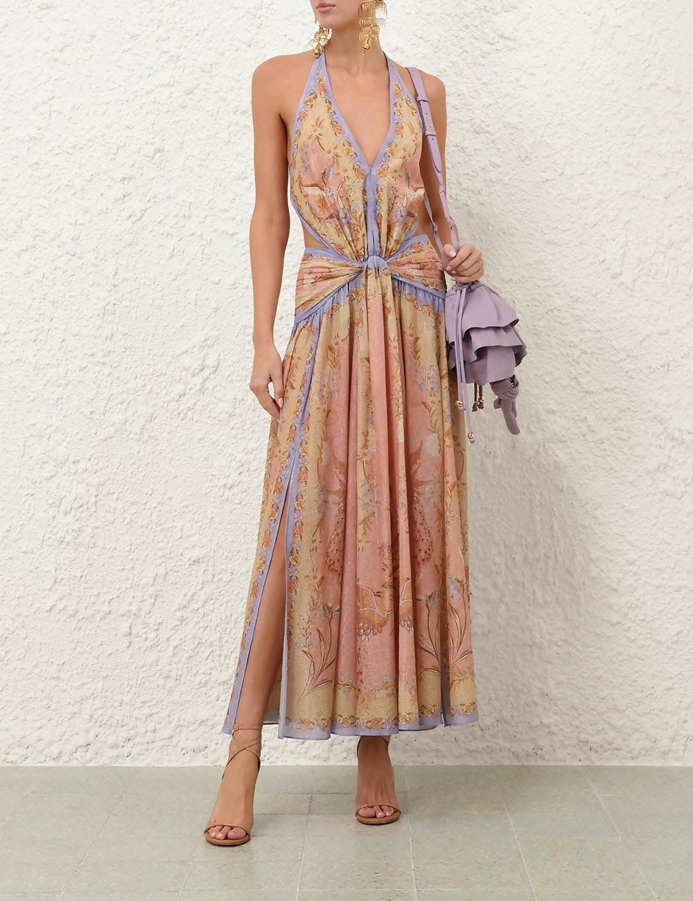 Ascension Plunge Maxi Dress