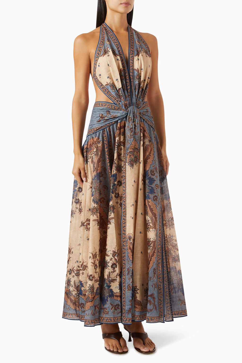 Ascension Plunge Maxi Dress