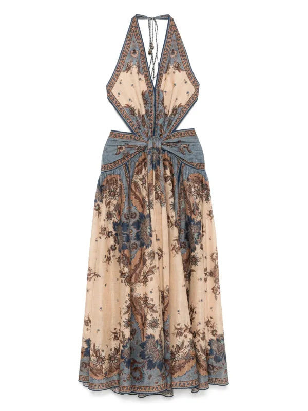Ascension Plunge Maxi Dress