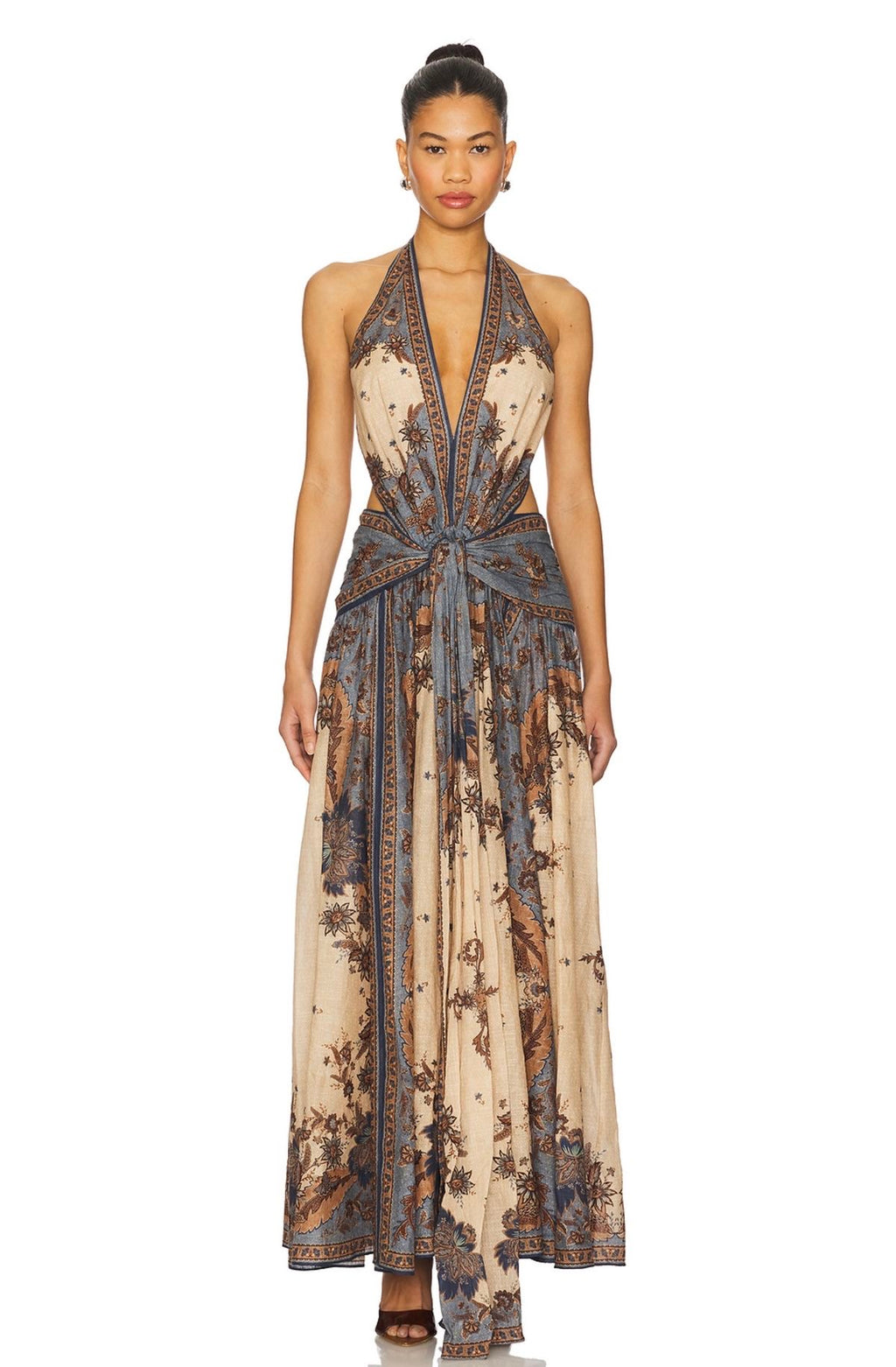 Ascension Plunge Maxi Dress