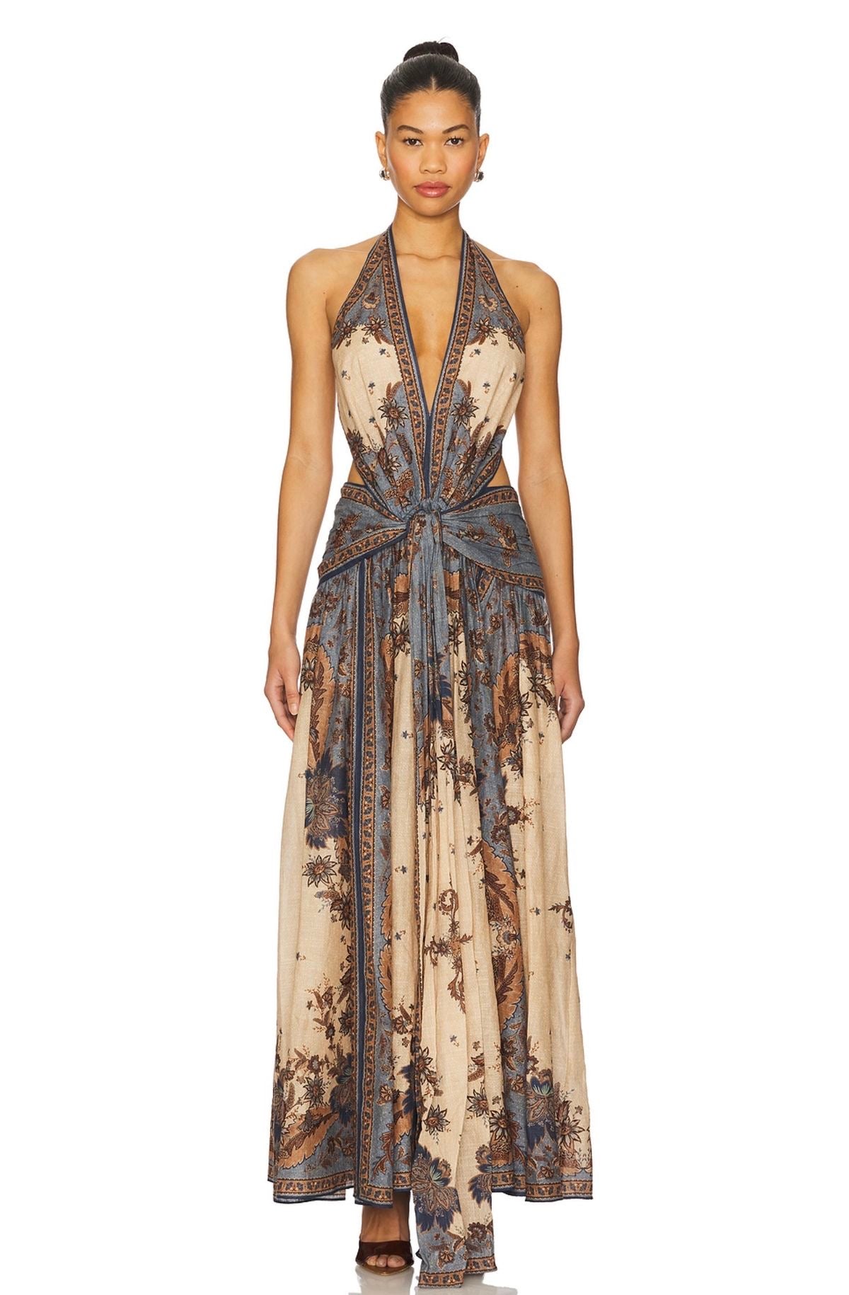 Ascension Plunge Maxi Dress