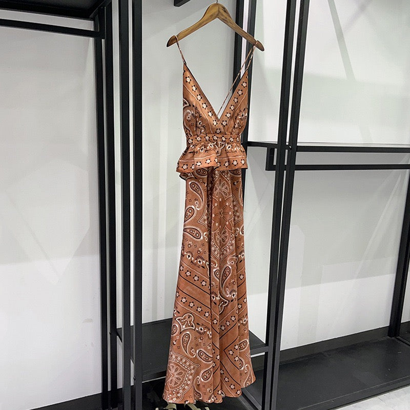 Bandana Print Dress