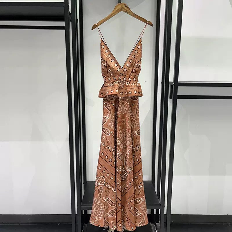 Bandana Print Dress