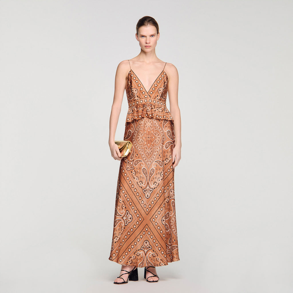 Bandana Print Dress