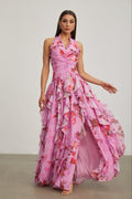 Floral Ruffle Maxi Dress