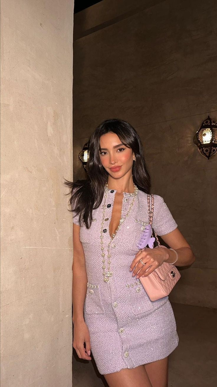 Knit Lilac Dress