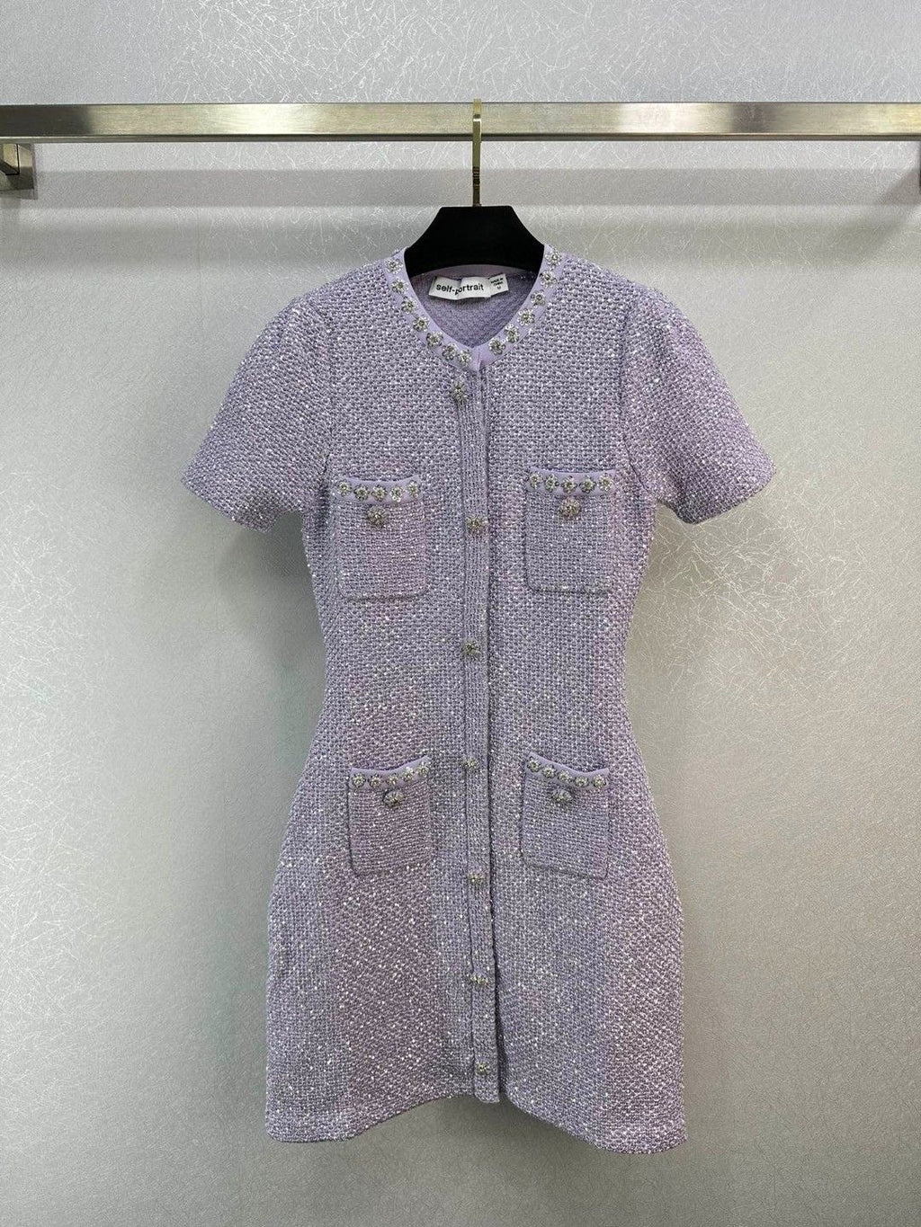 Knit Pink Mini Dress