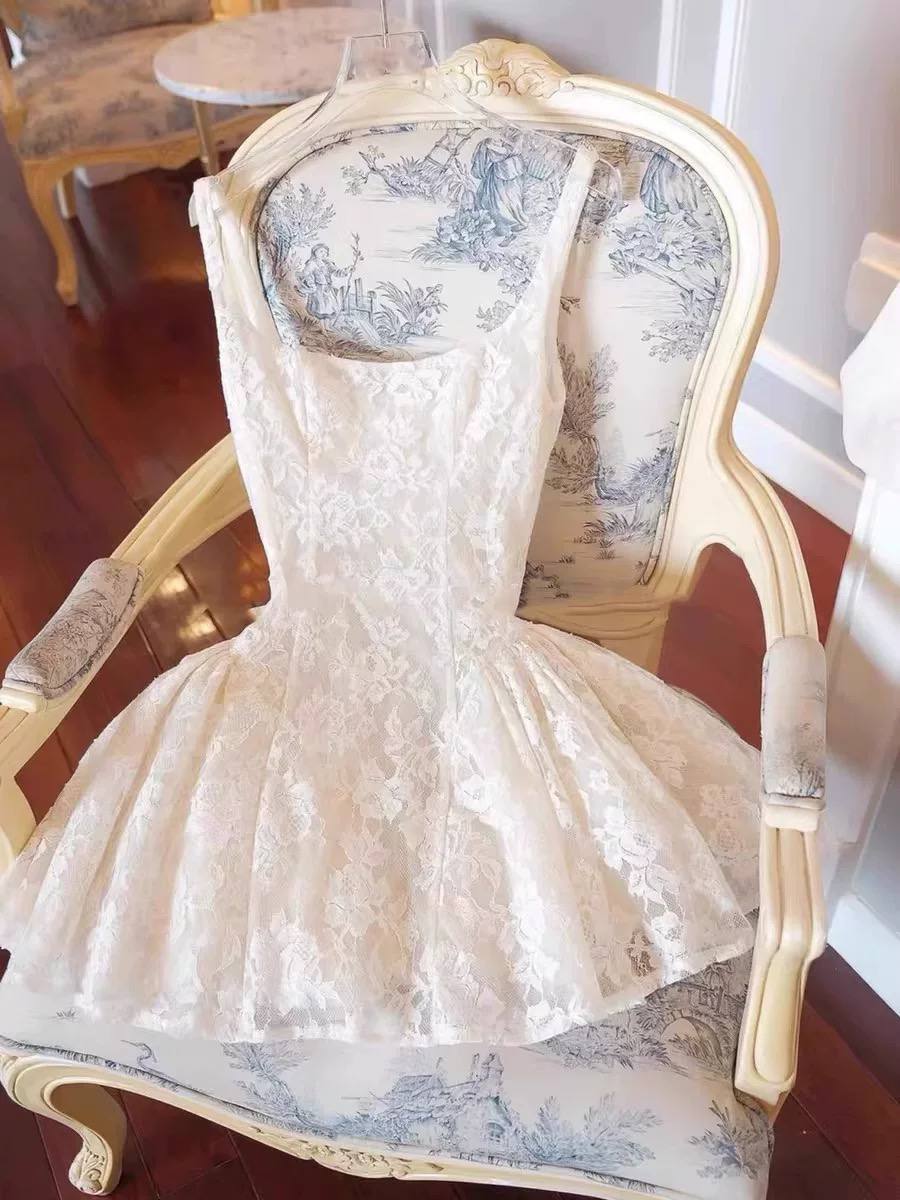 Lace floral dress