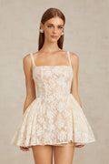 Lace floral dress