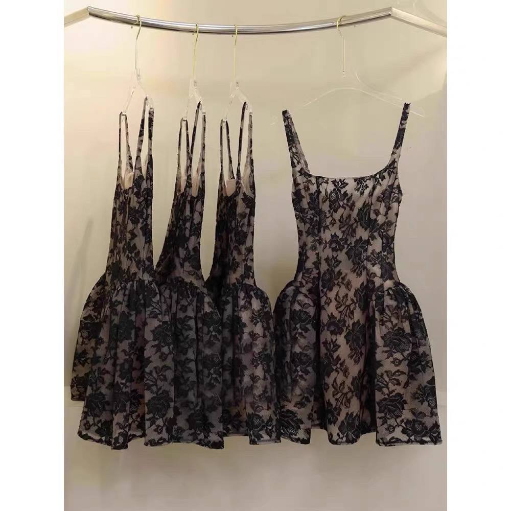 Lace floral dress
