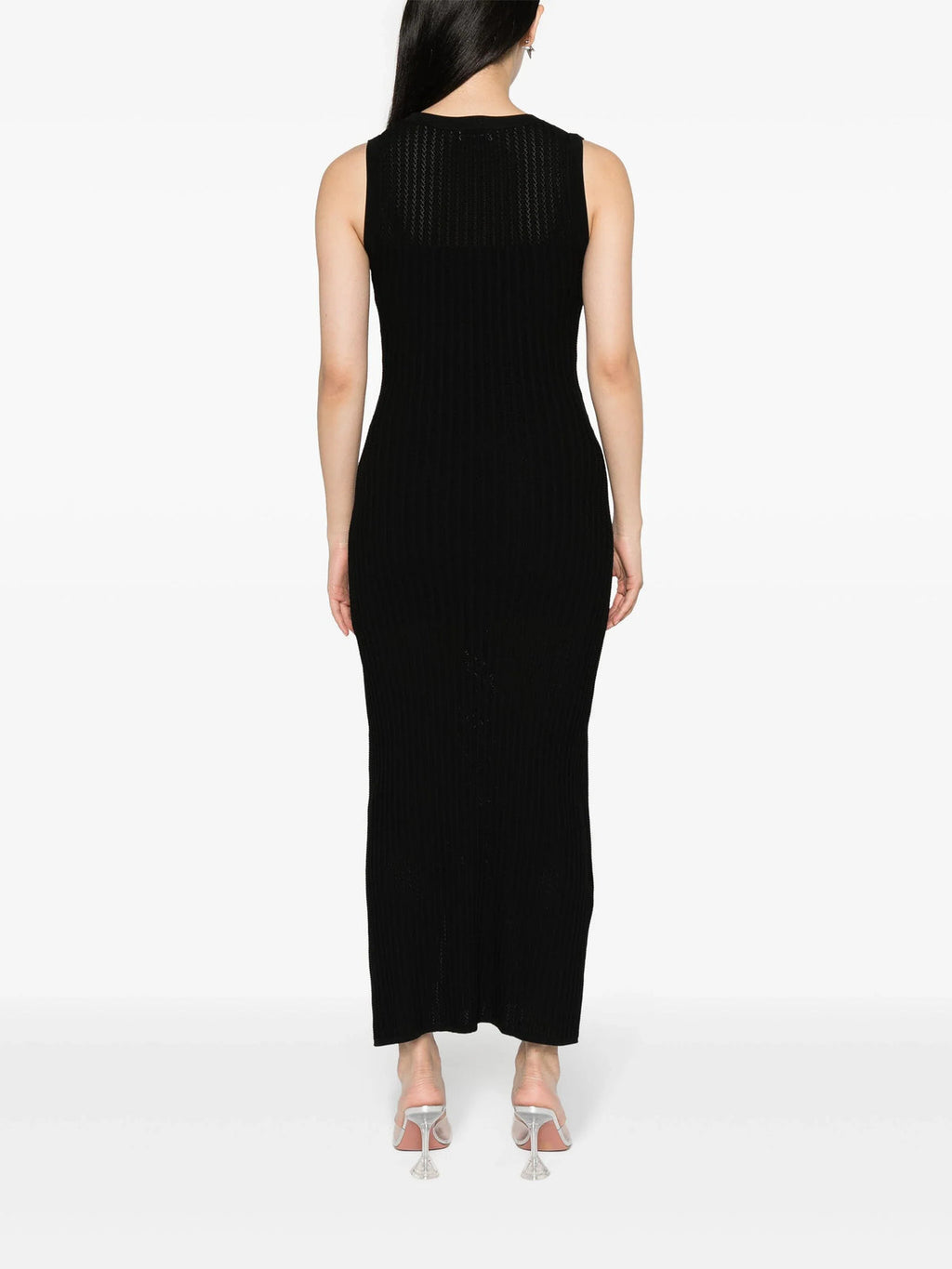 Maxi dress with rhinestone jewellery