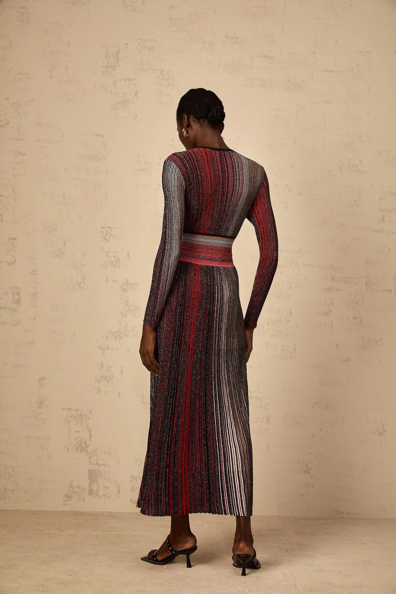 Missoni stripped glitter dress