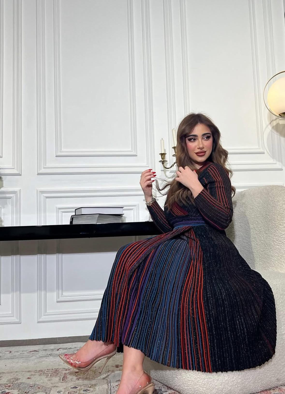 Missoni stripped glitter dress