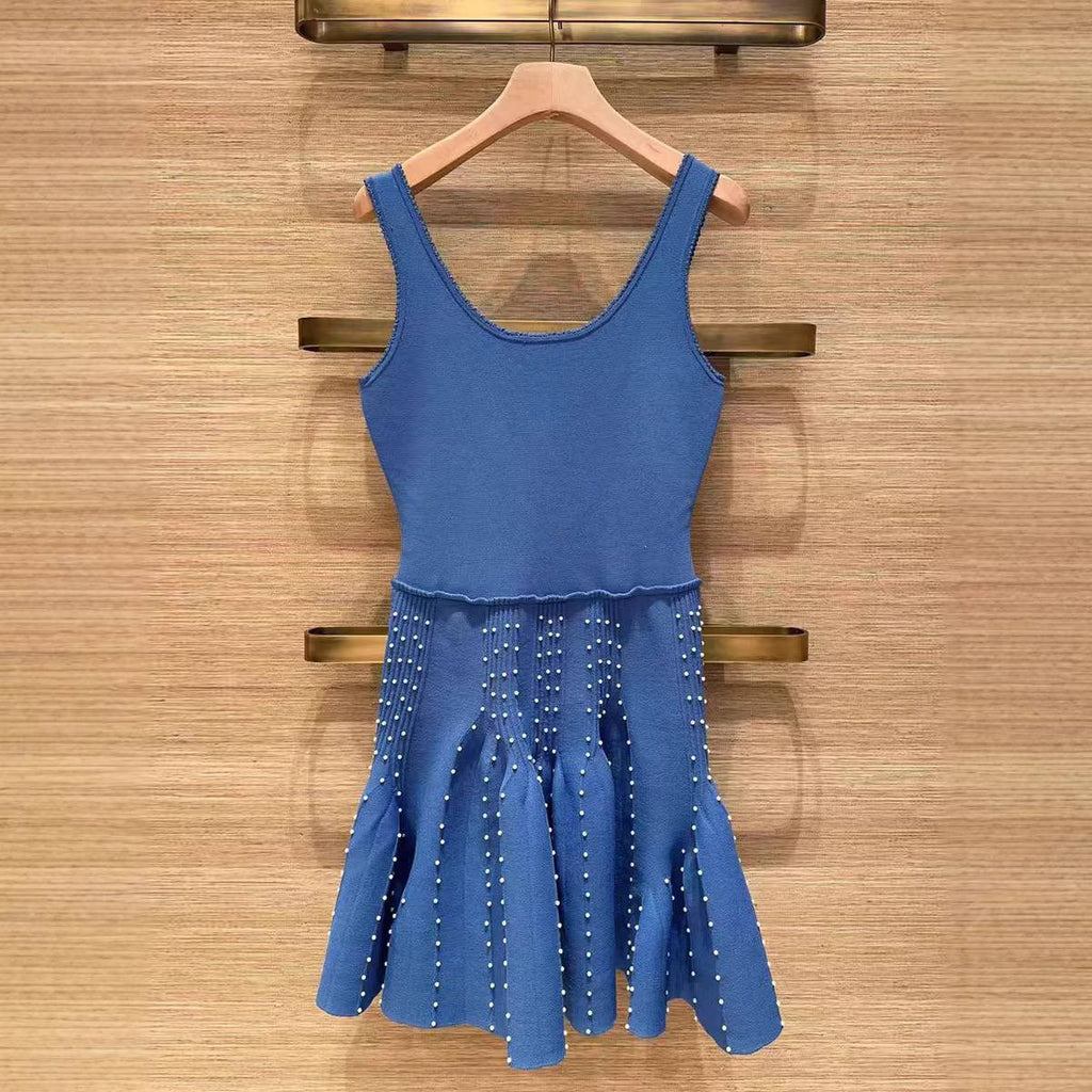 Nina blue mini dress