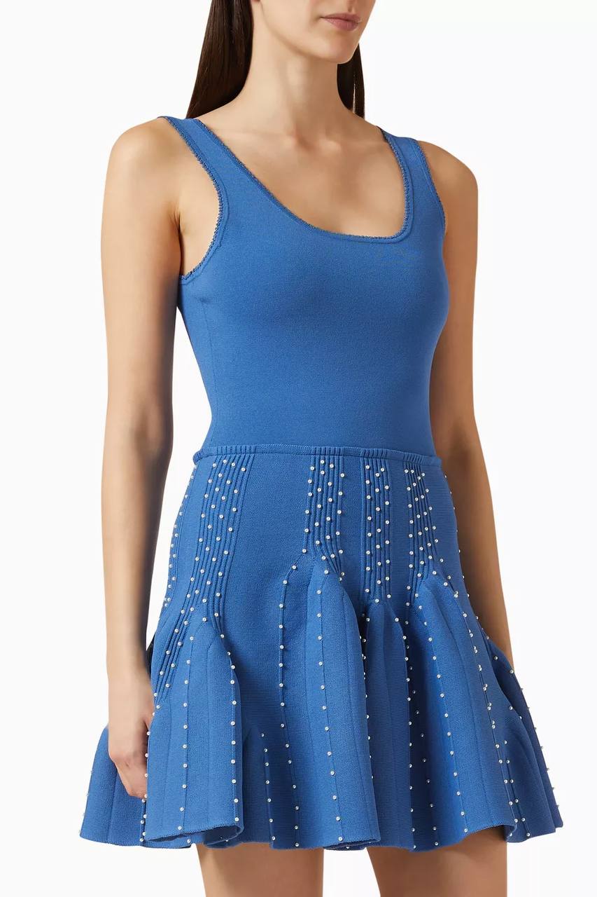 Nina blue mini dress