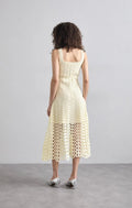 Rhinestone crochet dress