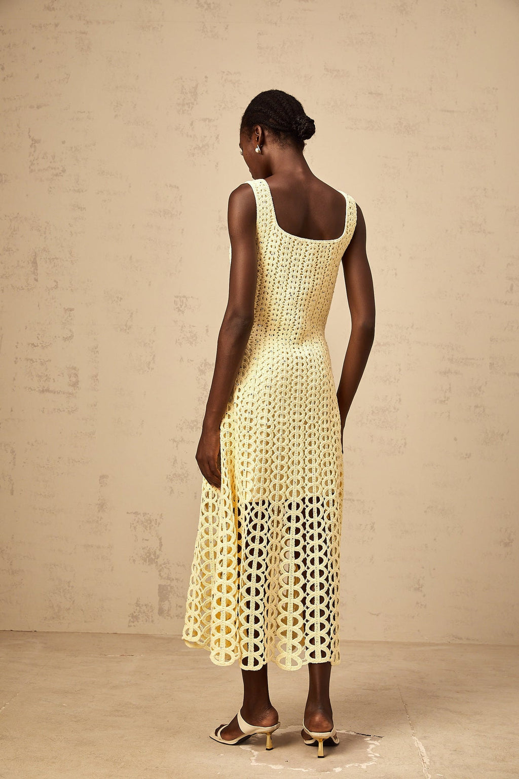 Rhinestone crochet dress