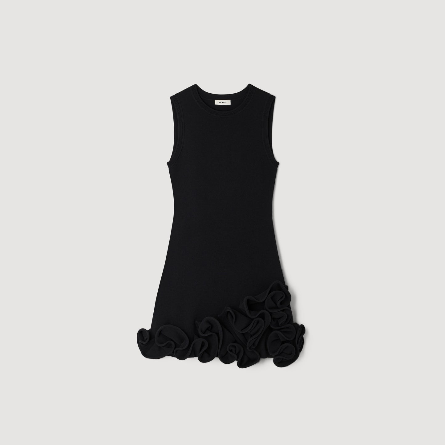 Short Floral Knit Dress