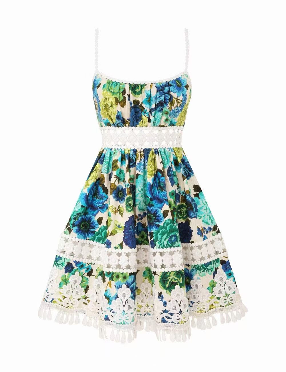 Stardust Mini Dress Blue/Green